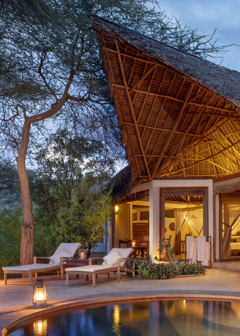 Luxury safari accommodation with exclusive views